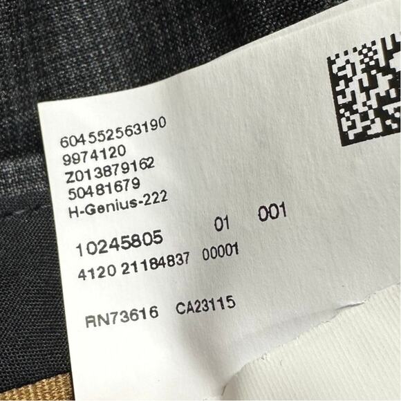 Boss Hugo Boss NWT H-Genius-222 Men's Dress Pants Black Size 40R Wool Blend - Picture 7 of 10